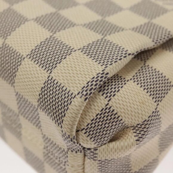 LOUIS VUITTON Damier Azur Croisette Hand Bag 2way N41581 LV Auth 118150 - Picture 4 of 16